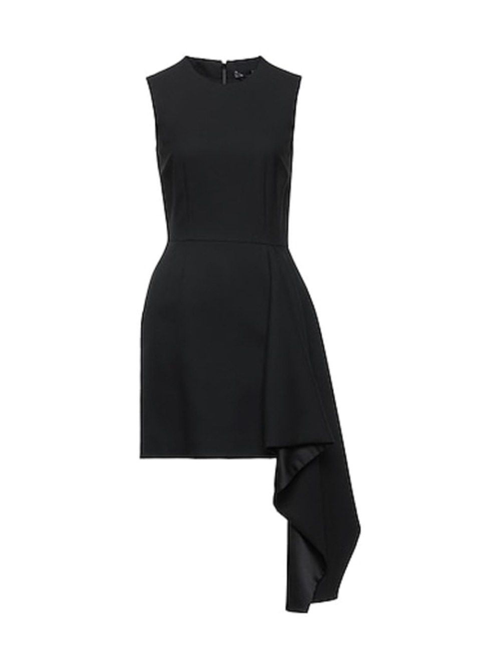 Chelsea28 Black Asymetrical A-Line Dress Size 14 EUC - Picture 3 of 8